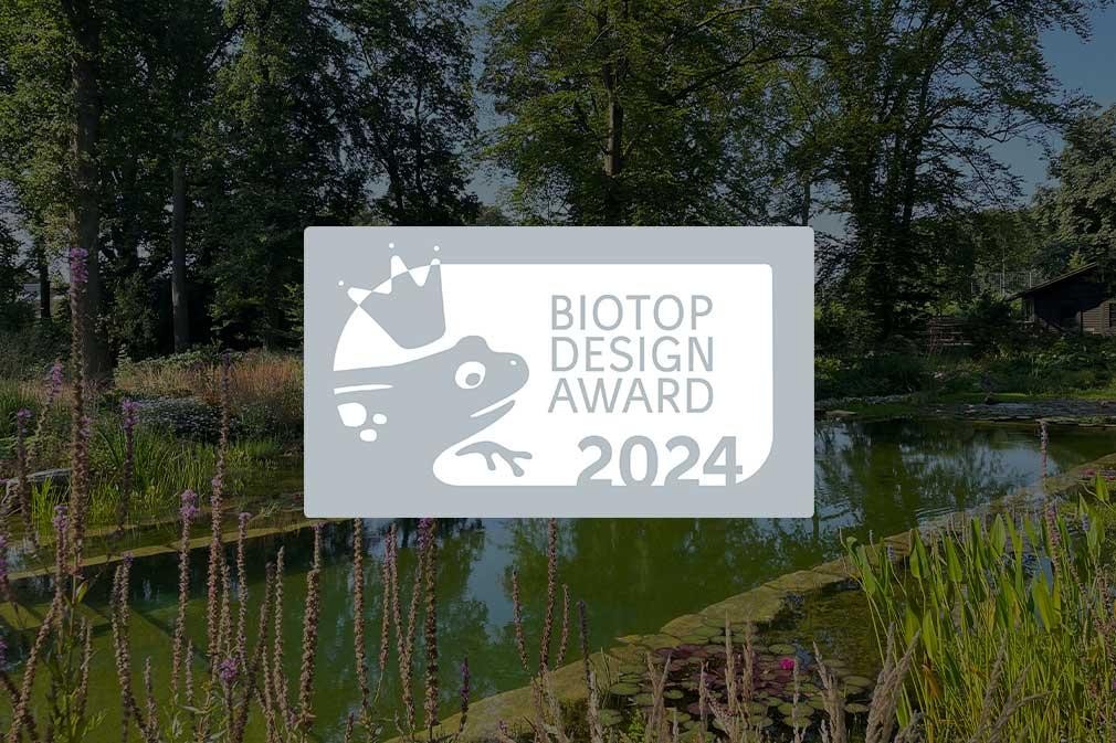 Biotop Design Award 2024 for a natural swimming pond