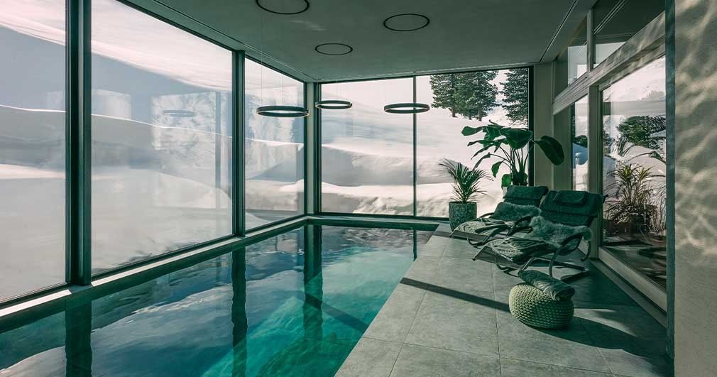 Biotop indoor pools utilise the natural cycle and can be used all year round