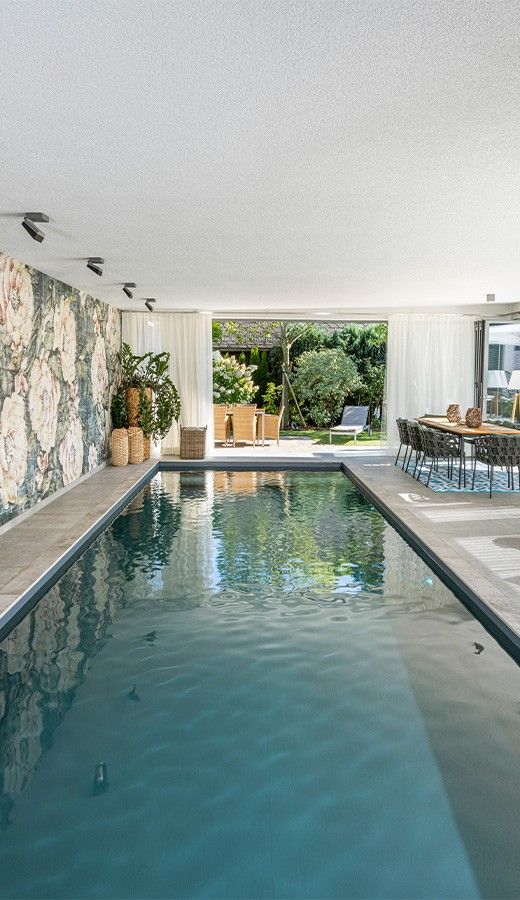 Biotop Indoor Pool reading sample from the project Indoor Pool with Sauna