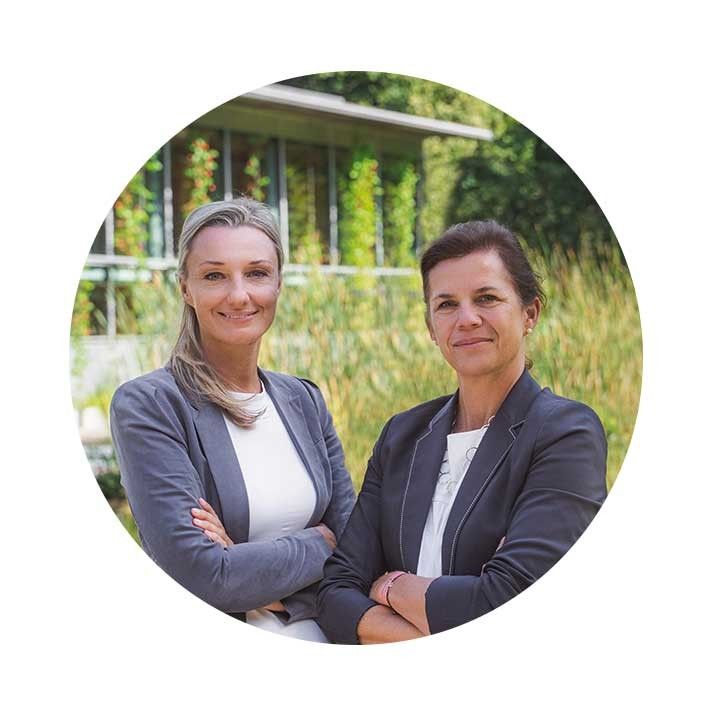 Portrait of the Biotop management Jasmin Fede Noebl and Marion Hanek