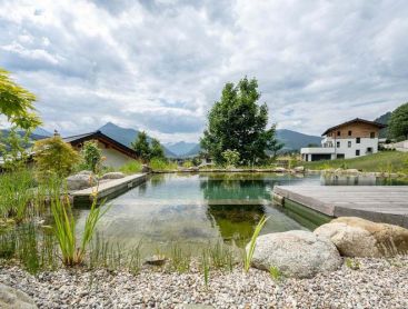 Vacation home in Austria with a natural pool nestled in a beautiful landscape