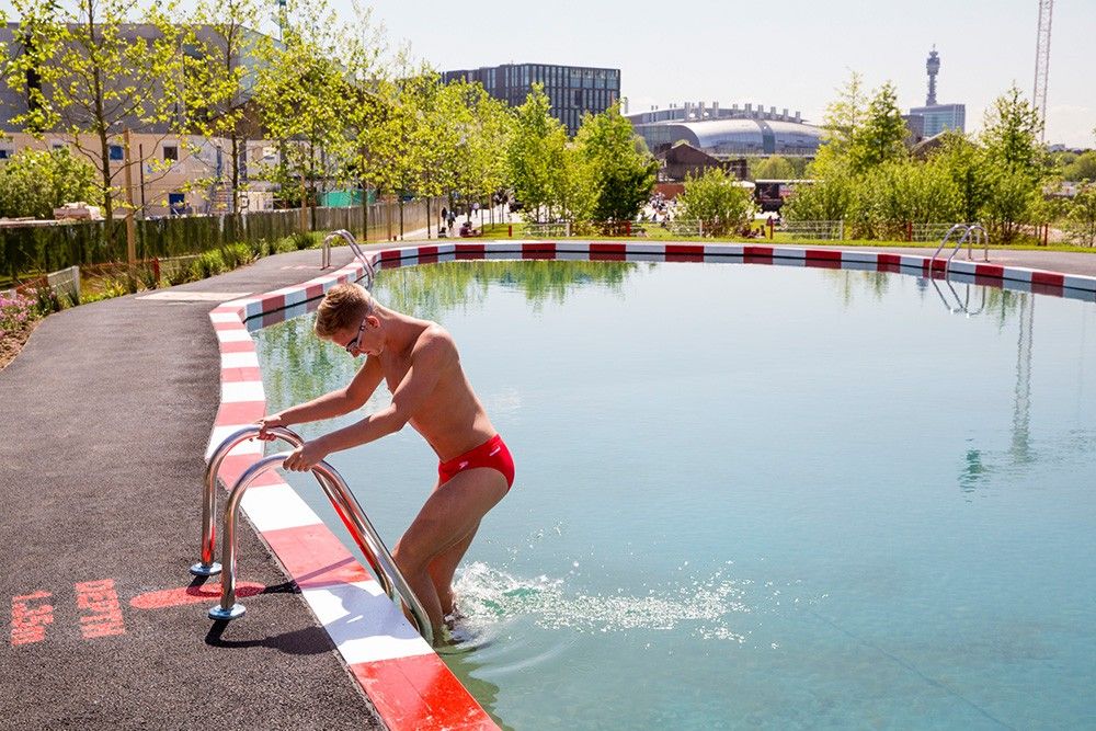 Swimming in the King’s Cross Natural Pool