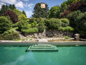 A Living Pool from Biotop with elegant steps