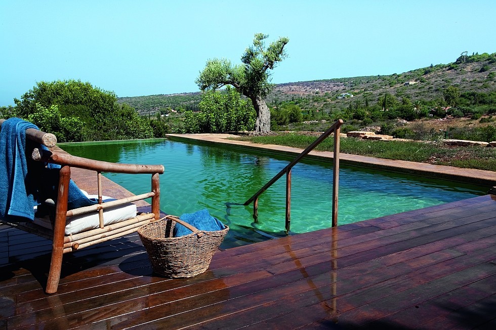 natural pool in Israel with endless view