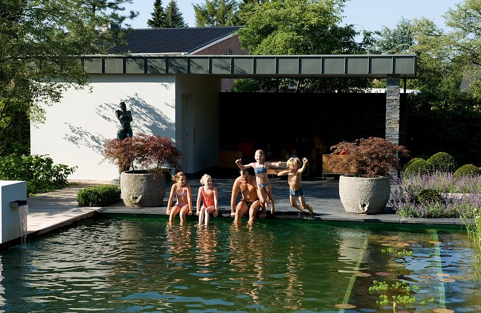 natural pool in Germany within a Gesamtkunstwerk